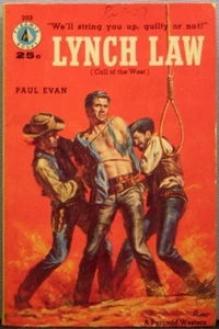 Evan, Paul - Lynch Law PB 1st Printing 1956 Good+ - Bild 1 von 3