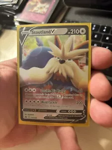Pokémon TCG Stoutland V Crown Zenith 116/159 Holo Ultra Rare - Picture 1 of 1