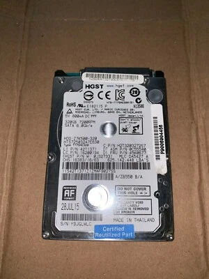 LENOVO HGST 320GB 7200RPM SATA 6.0Gb/s 2.5" HD 45K0677 42T1371  04X0923 04W1321  - Image 1 of 2