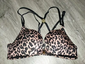 BH, Push - Up, VICTORIA´S SECRET, schwarz Leo, Gr: 70 B- 32 B Frontverschluss - Bild 1 von 2