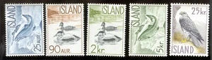 ICELAND SC 319-323 1959 MNH Icelandic Wild Animal Postage Stamps Series - Picture 1 of 7