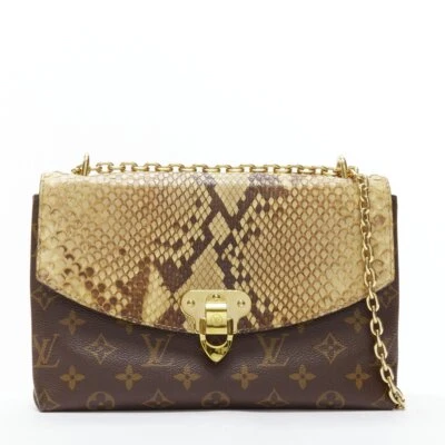 Bolso LOUIS VUITTON Saint Placide marrón monograma cuero a escala solapa Foto 1 de 4