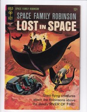 SPACE FAMILY ROBINSON LOST IN SPACE #17 1966 River Of Fire GOLD KEY Nice VF Copy