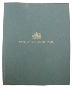VINTAGE A Bank of New South Wales Green folder in excellent condition. C.1931+ - Picture 1 of 5