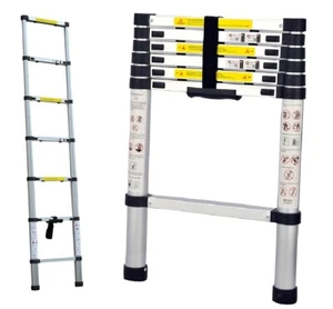 Portable Telescopic Ladder 2.0m Carry Bag Aluminium Extension RV Caravan - Bild 1 von 4