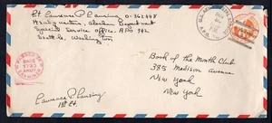 USA WW2 Military 1943 Censored Cover. SSO APO 942 Anchorage Alaska - Picture 1 of 2