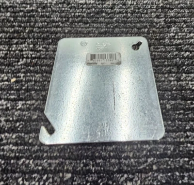 (CANTIDAD 38) Steel City 52C1 4" Cuadrado Acero Caja Eléctrica Cubierta Plana Foto 1 de 4