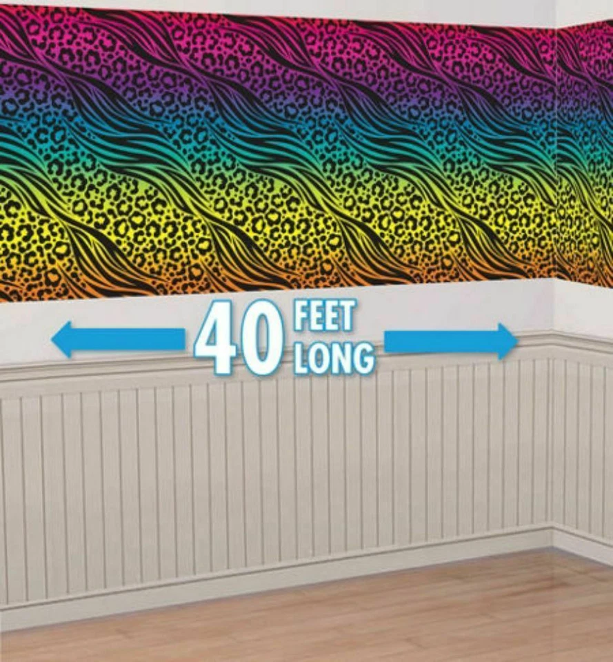 Rollo de sala de setter escena suministros de fiesta de 1980 4 x 40 pies (e) Foto 1 de 1