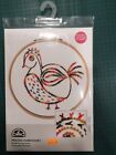 DMC Printed Embroidery Kit Little Birds Why Am I Here? Inc Hoop 28ct evenweave