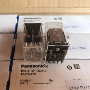 1pc Panasonic HC4-HP-DC24V Electromechanical Relay 24VDC 14 Pins - Picture 1 of 1