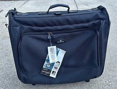 SAMSONITE SERIE 500L NEGRO 2 RUEDAS BOLSA DE ROPA RODANTE EQUIPAJE DE FIN DE SEMANA NUEVO Foto 1 de 4