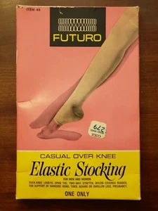 Vintage Futuro Elastic Stocking - Over the Knee Men /  Women - Varicose Pregnant - Picture 1 of 5