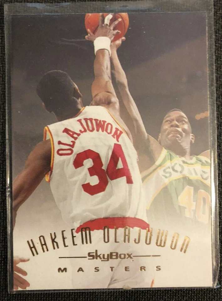 1994-95 Skybox Basketball #116 Hakeem Olajuwon MASTERS MINT NO1240 - Image 1 of 1