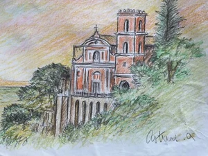 Antonio Asturi (1904 - 1986) Antico quadro dipinto firmato epoca 800 - 900 - Foto 1 di 4