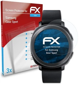 atFoliX 3x Screen Protection Film for Samsung Gear Sport Screen Protector clear - Picture 1 of 8