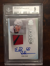 2009-10 Upper Deck The Cup Erik Karlsson #125 Rookie Auto Patch /249 2 CLR BGS 9