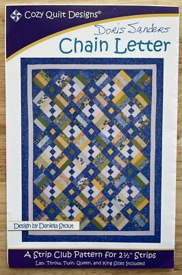 Quilt Pattern by Cozy Quilt Designs Chain Letter A Strip Club Pattern - Image 1 of 2