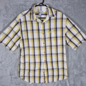 Carhartt Shirt Mens Medium Short Sleeve Button Up Dress Casual - Picture 1 of 6