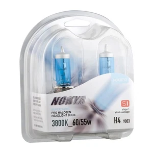 Nokya Super White Pro Halogen Headlight Bulbs (2PC) H4/9003/HB2 60/55w - Picture 1 of 3