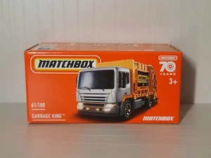 Matchbox 2023 Mattel Garbage King 61/100 Box Modellino 1/64 - Foto 1 di 1