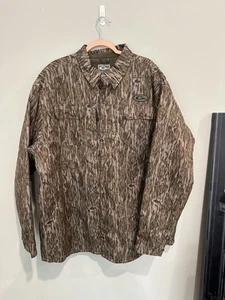 Drake Waterfowl Men's Bottomland Camouflage Shirket Collared Waterproof 3XL - Picture 1 of 12