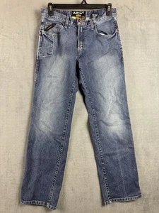 Ariat Rebar M3 Jeans Mens 32x32 Loose Fit Straight Leg Stretch Work Outdoor - Picture 1 of 8