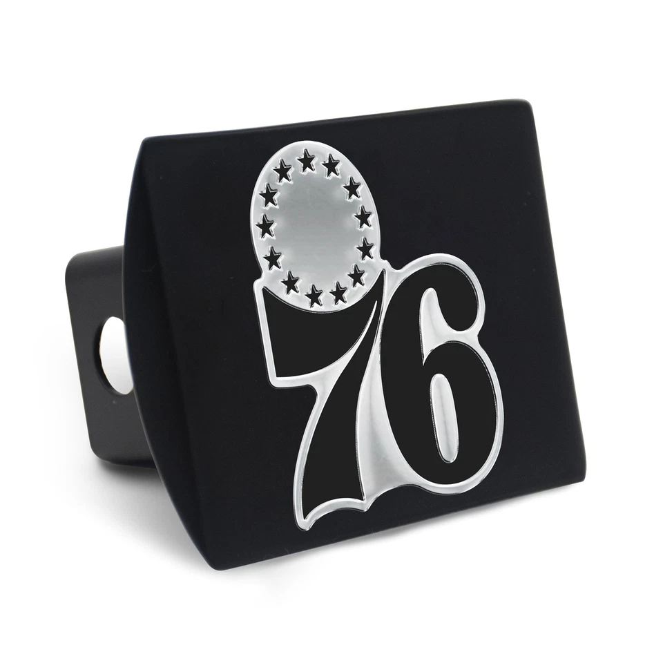 WinCraft Philadelphia 76ers Premium Metal Chrome Logo Hitch Cover - Image 1 of 1