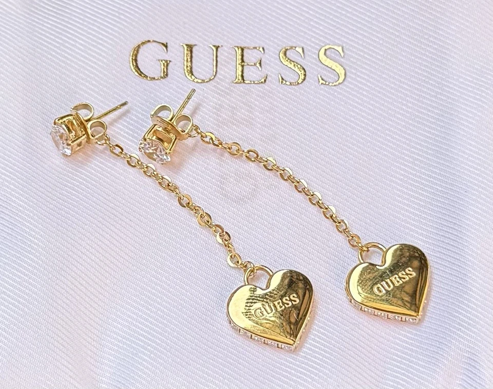 NEU GUESS Ohrringe, Ohrstecker  „Falling In Love“  #ZZO2WPQ08-F00 goldfarben - Bild 1 von 1