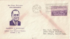 Copertina 2 ottobre 1935, California Pacific International Expo: Roosevelt Day - Foto 1 di 2