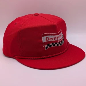 Vintage Dentyne Racing Mütze Seil Trucker Cap Snapback rot Vintage USA Made 90s NASCAR - Bild 1 von 6