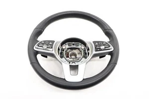 2020 - 2025 MERCEDES GLB250 X247 STEERING WHEEL LEATHER OEM A00046056049E38 - Picture 1 of 17