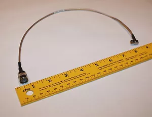 RF Patch Cable RG316 TNC male to SMB fem right angle 14" - Picture 1 of 1