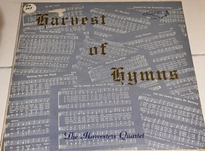 Harvesters Quartet Harvest Of Hymns Vinyl Southern Gospel Music LP 22H22 - Image 1 of 4