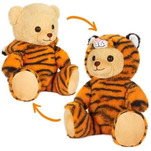 Teddy Bear Tiger Dress Up Outfit Costume Plush Soft Cuddly Toy BRUBIES Teddys - Picture 1 of 8