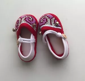 Thai Handmade Hill Tribe Baby Shoes (007) - Picture 1 of 4