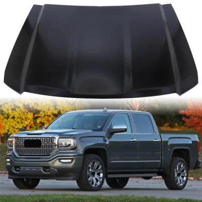 Front Hood Panel For GMC Sierra 1500 2014-2018 Primed Replacement Foto 1 de 4