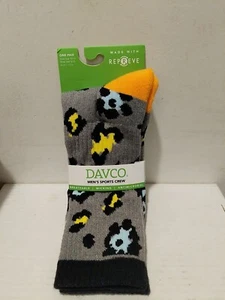 DAVCO Men's Sports Crew Socks Shoe Size 6-12 - Picture 1 of 4