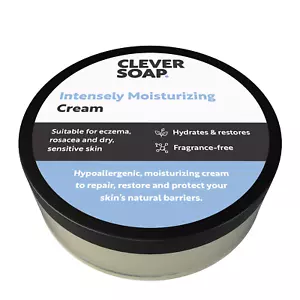Clever Soap Intensely Moisturising Hand, Face & Body Cream - Dry, Sensitive Skin - Picture 1 of 8