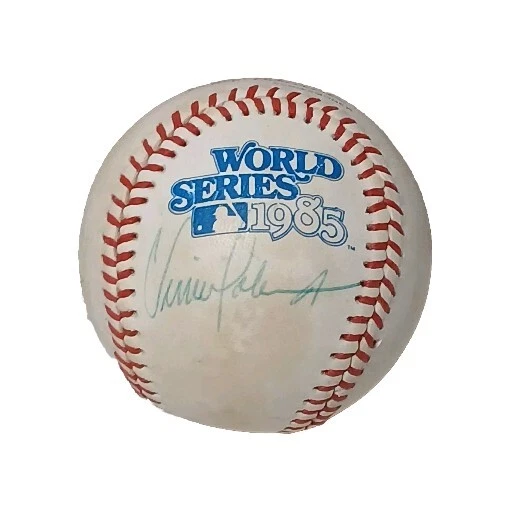 1985 WORLD SERIES SIGNED BASEBALL AUTOGRAPH Vince Coleman St Louis Cardinals  Foto 1 de 2