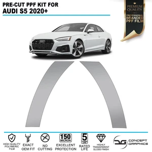 Oberer Radlauf Steinschlagschutz Lackschutz PPF Folie für Audi S5 B9.5 - Bild 1 von 3