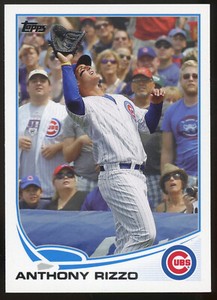 2013 Topps Anthony Rizzo Photo Image Variation Rare Super Short Print SSP #44