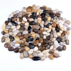 6 Lbs River Rocks, Decorative Stones, Natural Gravel, for Aquariums, Vase Filler - Picture 1 of 4