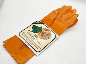 BOOTS HOUSEHOLD GLOVES 6 1/2 SMALL ORANGE - Picture 1 of 5