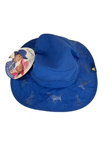 Cappello Safari Squalo Zona Protezione Solare Bambini Blocco UV 50+UPF - Foto 1 di 11