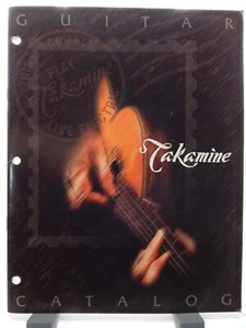 TAKAMINE Vtg 1998 Acoustic Guitar & Ac-electric Catalog 28 Pages Case Candy VG+! - Bild 1 von 6