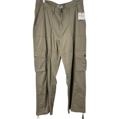 Arizona Size 13 Low Rise Straight Cargo Pant Juniors Khaki - Image 1 of 4