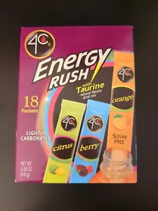 CONFEZIONE VARIETÀ 4C ENERGY RUSH CON TAURINA SENZA ZUCCHERO 18 PEZZI SPEDIZIONE IN GIORNATA - Foto 1 di 2