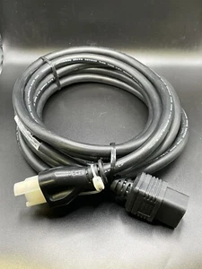 Volex 72-1411-01 Power Cord 20A 250V: L6-20 to C19 / Approx 14ft. - Picture 1 of 3