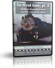 Six Hired Guns Part 2, 722, 750, 2716, 2839 Southern Steam Program - Sunday R...