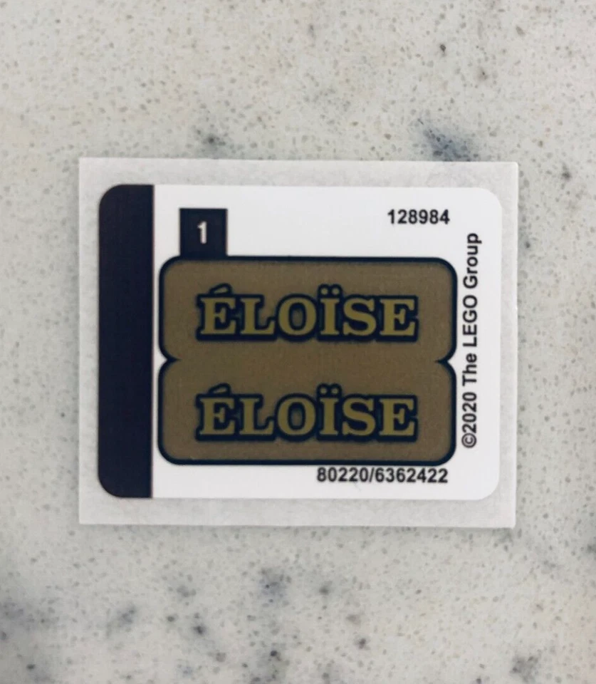 HOJA ADHESIVA LEGO para 40487 Velero Aventura, ¡Nuevo y Genuino! Foto 1 de 1